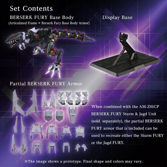 Zoids figurine Plastic Model Kit AM-Z01EX Berserk Fury (Elementary Body) Zoids figurine Plastic Model Kit AM-Z01EX Berserk Fury (Elementary Body)