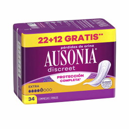 Ausonia DISCREET serviettes d'incontinence extra 34 unités