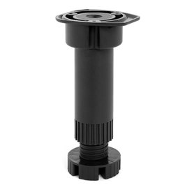 HERRAJES ALK Larry - Kit de pieds de cuisine réglables noir avec/sans épaulement - Extension 135-190 mm - Référence 9036.67/74/75/167/174/175