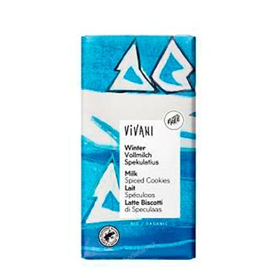 VIVANI Chocolat au lait arômes d'hiver BIO 100 g VIVANI Chocolat au lait arômes d'hiver BIO 100 g