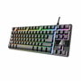 Clavier Trust GXT 833 Thado Noir Argenté Monochrome Multi
