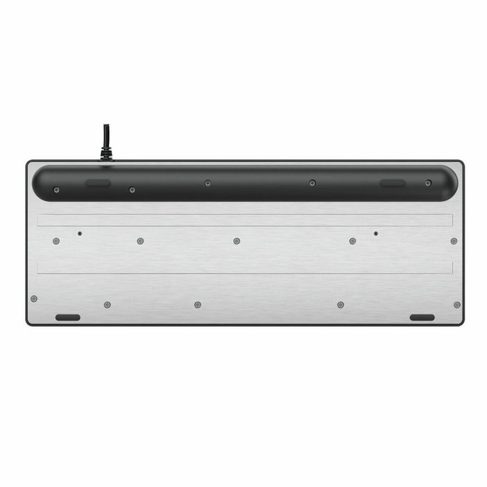 Clavier Trust GXT 833 Thado Noir Argenté Monochrome Multi