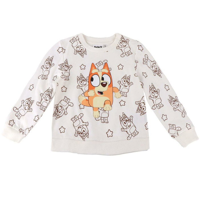Bluey Sweat-shirt Enfant Beige 6 ans Bluey Sweat-shirt Enfant Beige 6 ans