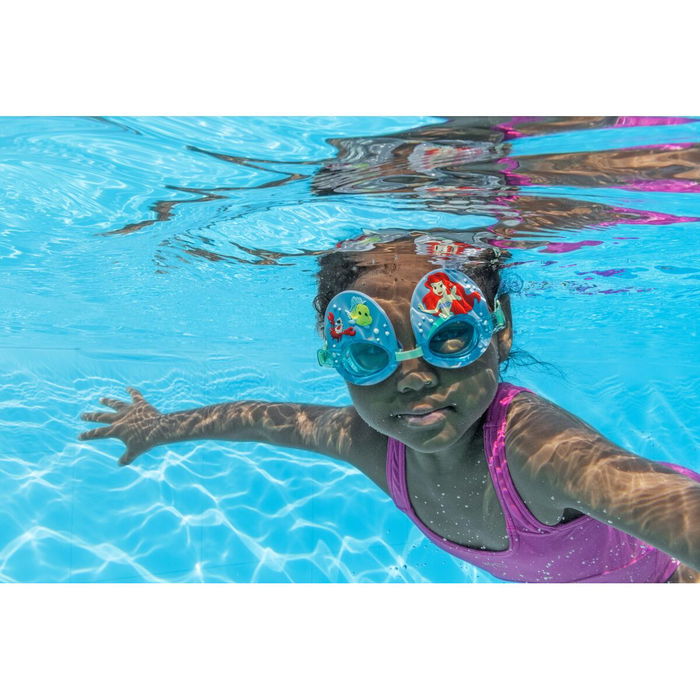 Bestway Lunettes de natation pour enfants avec sangle en silicone, sirène +3 ans Piscine et plage 09113