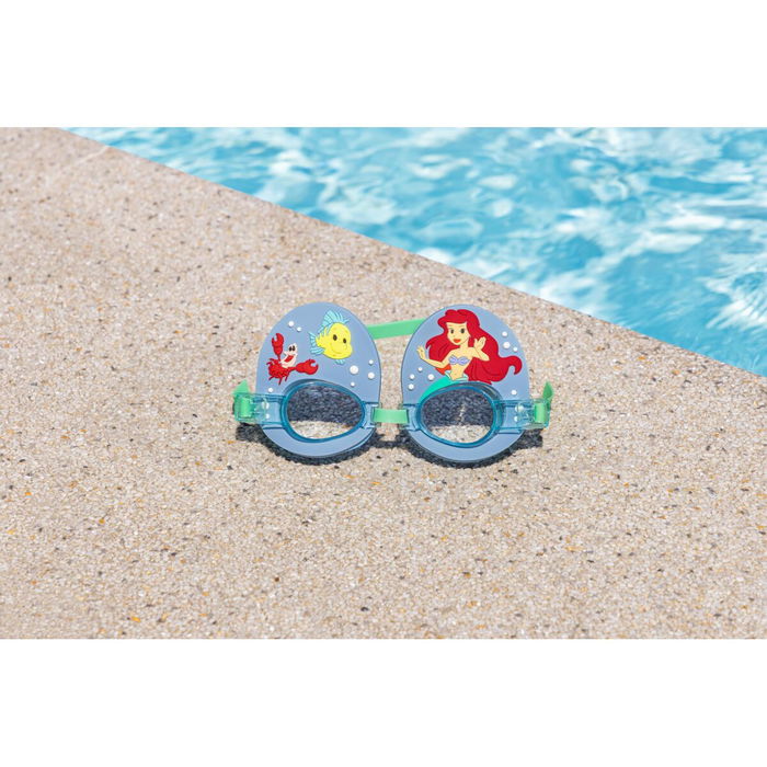 Bestway Lunettes de natation pour enfants avec sangle en silicone, sirène +3 ans Piscine et plage 09113