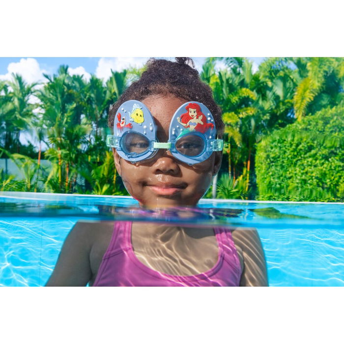Bestway Lunettes de natation pour enfants avec sangle en silicone, sirène +3 ans Piscine et plage 09113