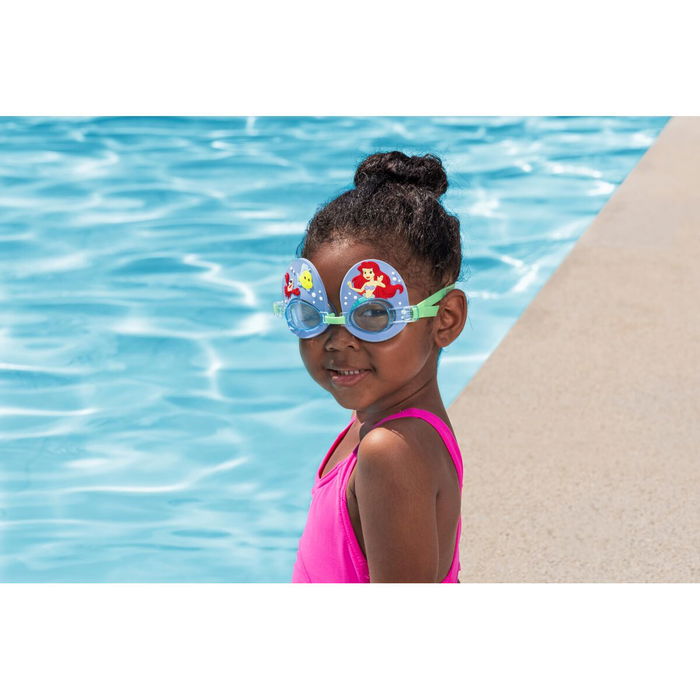 Bestway Lunettes de natation pour enfants avec sangle en silicone, sirène +3 ans Piscine et plage 09113