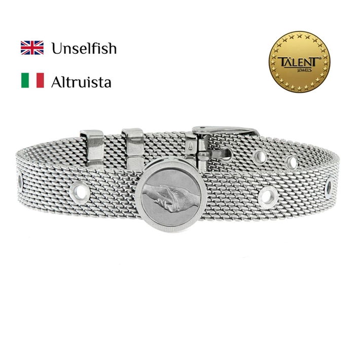 Bracelet Unisexe Unselfish Talent Jewels TJA-5-01-03-1-235 Argenté Bracelet Unisexe Unselfish Talent Jewels TJA-5-01-03-1-235 Argenté