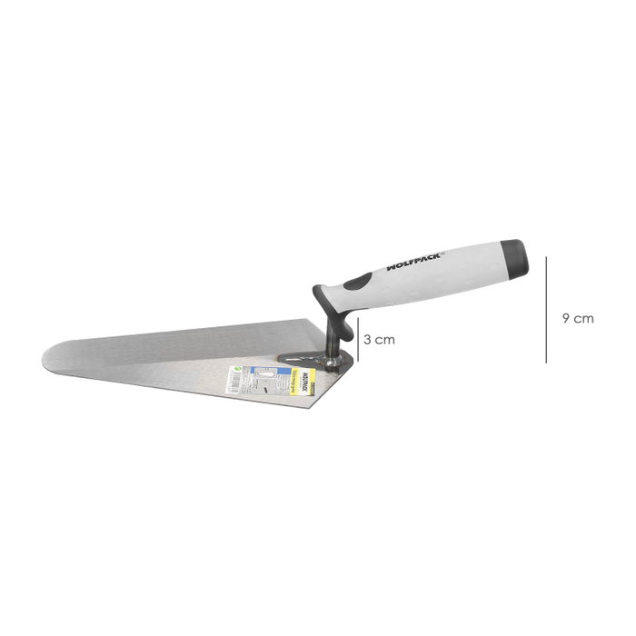 WOLFPACK LINEA PROFESIONAL Truelle Maurer Gummy-grip 348 220 mm