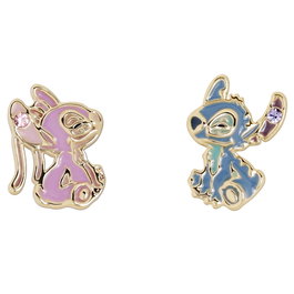 PEERS HARDY Boucles d'oreilles pendantes Angel & Stitch Disney en argent 925