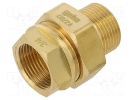 GEBO Connecteur double G 3/4 en laiton CW617N
