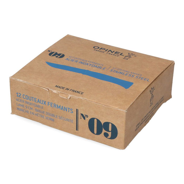 Couteau Opinel Nº9 9 cm Acier inoxydable Bois de hêtre