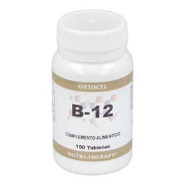 Ortocel Nutri-Therapy Vitamine B-12 500 Mcg 100 Comprimés Complément Alimentaire