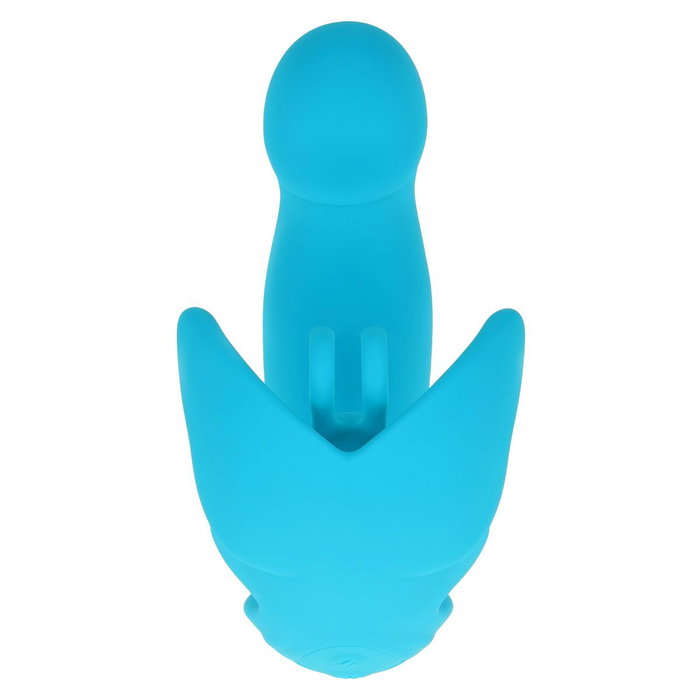 Vibration de Stimulation Double Evolved Bleu