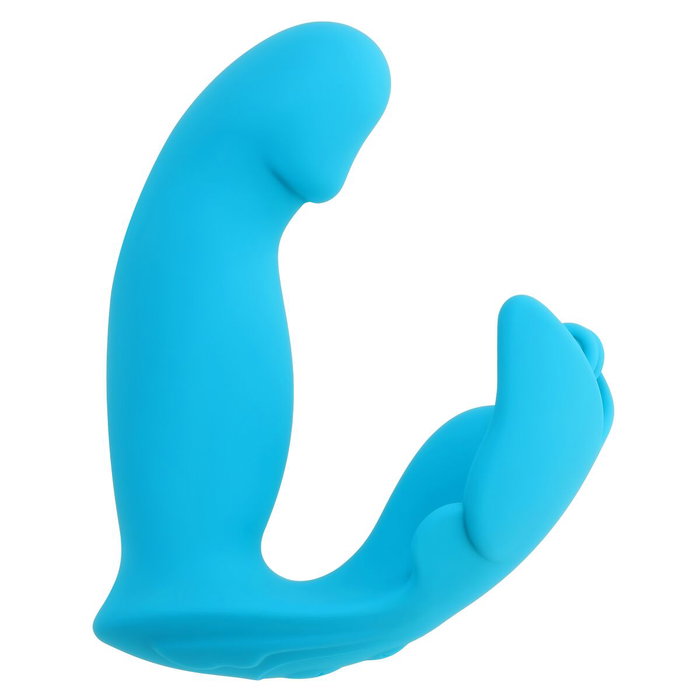 Vibration de Stimulation Double Evolved Bleu