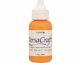 Tsukineko Encre textile VERSACRAFT Navel Orange 30ml