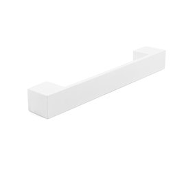 Herrajes Alk Tirador Titan Zamak, Finition Gris RAL 9006, Blanc Mat et Noir Mat, Distance 160 mm, Finition Blanc Mat