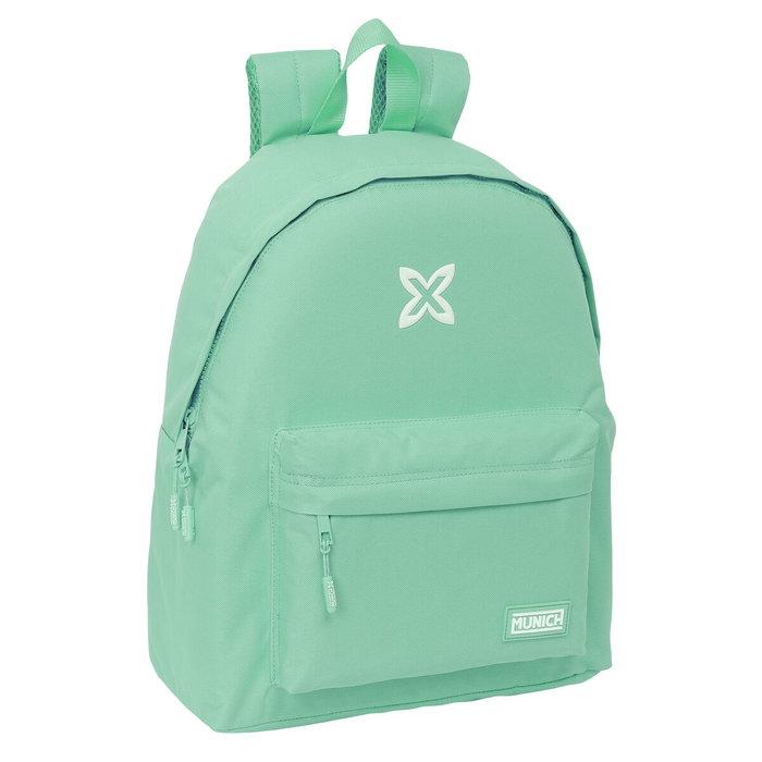Safta Mochila Munich Basicos "Turquesa" - Sac à dos 33 x 42 x 15 cm pour enfants à partir de 3 ans