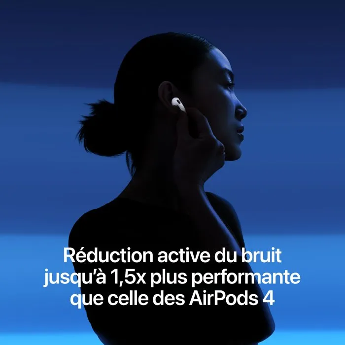Apple AirPods 5 avec boîtier de charge sans fil - Blanc