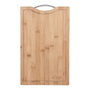 San Ignacio Planche à découper en bambou Expert avec poignée inox 40 x 25 x 1,9 cm