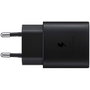 Samsung Chargeur Rapide 25W Noir EP-TA800NBE USB-C, sans câble