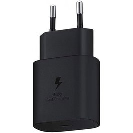 Samsung Chargeur Rapide 25W Noir EP-TA800NBE USB-C, sans câble