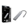Conceptronic DONN33G Hub USB-C 6-en-1 avec HDMI 4K@60Hz, Power Delivery 100W, USB 3.0, Lecteur SD