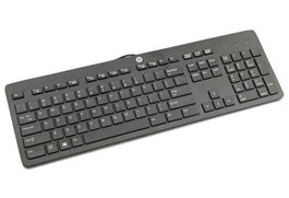 HP USB Business Slim Keyboard, Noir