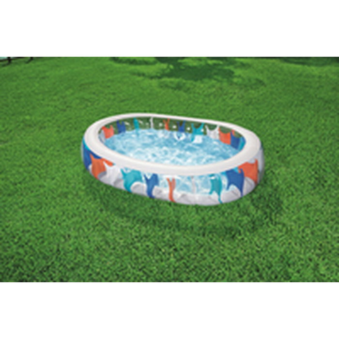 "Bestway Piscine Gonflable Elliptique 229x152x51 cm +6 Ans Jardin 54066"