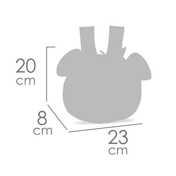 Koala Sac à dos simple 20x8x23 cm - Mochila de qualité pour enfant à partir de 1 an