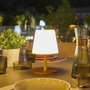Lumisky Standy Mini Wood Lampe de table sans fil en bambou