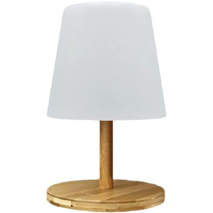 Lumisky STANDY MINI WOOD - Lampe de table sans fil à LED dimmable blanc chaud/blanc, hauteur 25 cm, pied en bambou naturel Lumisky STANDY MINI WOOD - Lampe de table sans fil à LED dimmable blanc chaud/blanc, hauteur 25 cm, pied en bambou naturel