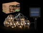 IBERGARDEN Tira Solar 10 Grandes Ampoules Lumière Chaude