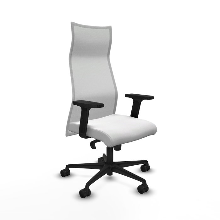 Piqueras y Crespo Albacete Chaise de Bureau Blanche avec mécanisme Synchro Piqueras y Crespo Albacete Chaise de Bureau Blanche avec mécanisme Synchro