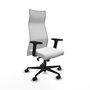 Piqueras y Crespo Albacete Chaise de Bureau Blanche avec mécanisme Synchro