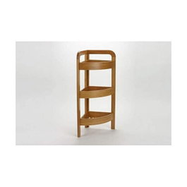 5five Simply Smart Étagère d'Angle Marron 3 Étagères