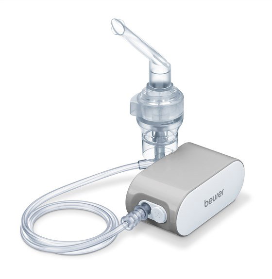 Beurer IH-58 Inhalateur Portable Silencieux avec Compresseur pour Asthme et Affections Respiratoires - Masques Adulte et Enfant Inclus