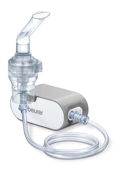 Beurer IH-58 Inhalateur Portable Silencieux avec Compresseur pour Asthme et Affections Respiratoires - Masques Adulte et Enfant Inclus