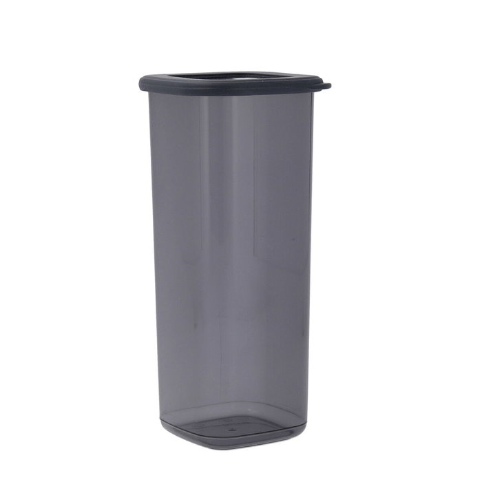 Quid Tarro de Plástico City 1750 mL - 10,4x24,5 cm - Gris - 12 Unidades
