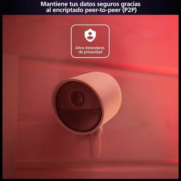 Philips Hue Kit de démarrage Secure avec caméra 1080p, 2 capteurs de contact, 2 ampoules et pont Philips Hue Kit de démarrage Secure avec caméra 1080p, 2 capteurs de contact, 2 ampoules et pont