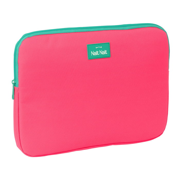 Housse d'ordinateur portable Nait Nait Rosa fluor Rose 34 x 25 x 2 cm Housse d'ordinateur portable Nait Nait Rosa fluor Rose 34 x 25 x 2 cm