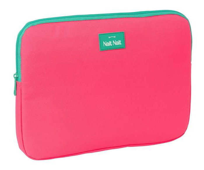 Safta Housse pour Ordinateur Portable 14 Pouces Nait Nait Réf. Rosa Fluor - 34 x 25 x 2 cm, Rose Fluorescent