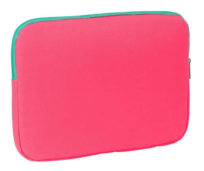 Safta Housse pour Ordinateur Portable 14 Pouces Nait Nait Réf. Rosa Fluor - 34 x 25 x 2 cm, Rose Fluorescent