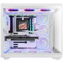 Mars gaming MCREVMAXW Boîtier PC Midi Tower Blanc avec Écran IPS 11,8 pouces