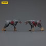 Zombie pack 2 figurines Dark Source Police Dogs 8 cm