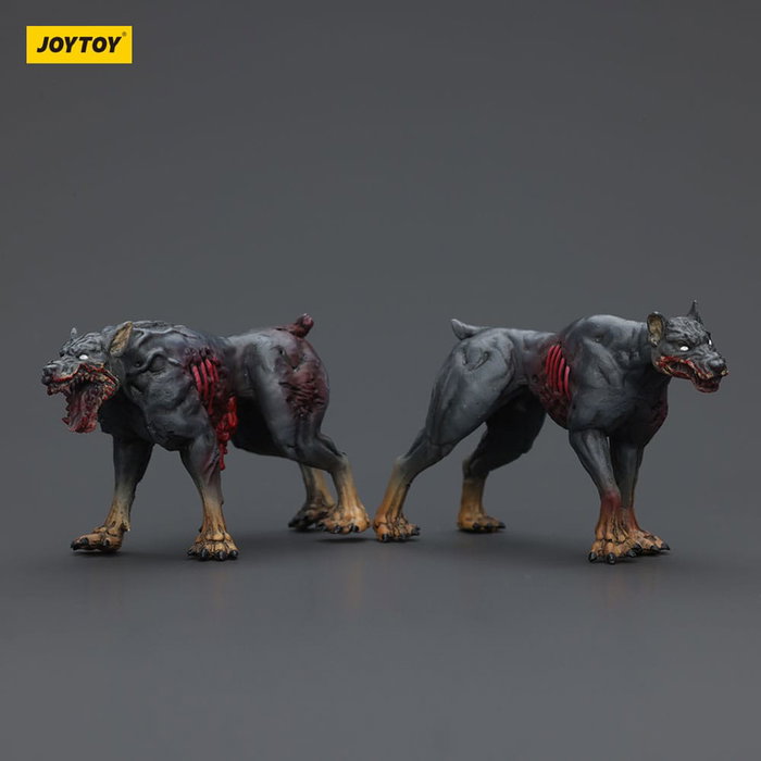 Zombie pack 2 figurines Dark Source Police Dogs 8 cm Zombie pack 2 figurines Dark Source Police Dogs 8 cm