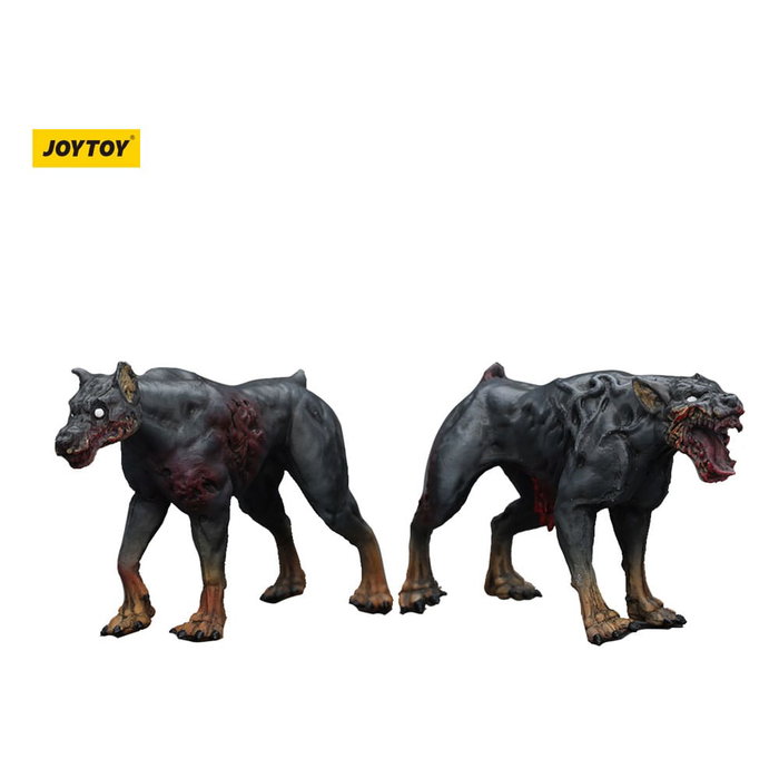 Zombie pack 2 figurines Dark Source Police Dogs 8 cm Zombie pack 2 figurines Dark Source Police Dogs 8 cm