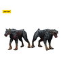 Zombie pack 2 figurines Dark Source Police Dogs 8 cm