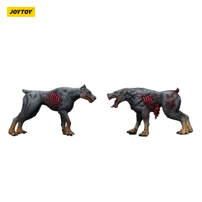 Zombie pack 2 figurines Dark Source Police Dogs 8 cm Zombie pack 2 figurines Dark Source Police Dogs 8 cm