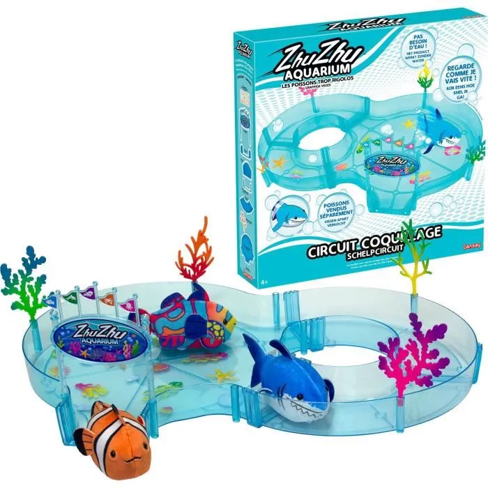 Lansay 51020 Univers miniature Zhu Zhu Aquarium - Circuit coquillage coloré pour poissons interactifs Lansay 51020 Univers miniature Zhu Zhu Aquarium - Circuit coquillage coloré pour poissons interactifs